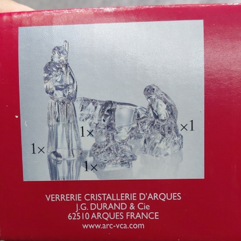 Cristal d'Arques Crystal Nativity Set De Noel - Picture 6 of 11
